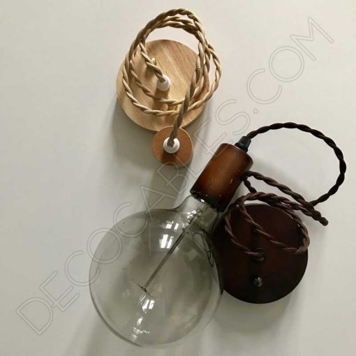 Lámparas Colgantes de Madera