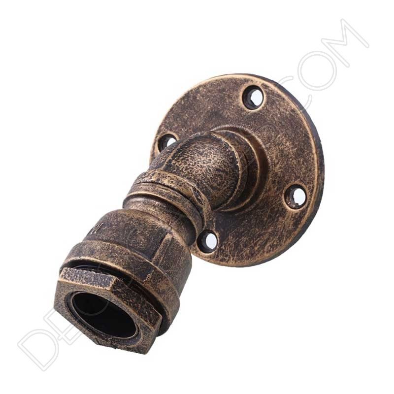 Lámpara aplique de pared modelo tubería curvada Lámpara aplique de pared modelo tubería curvada