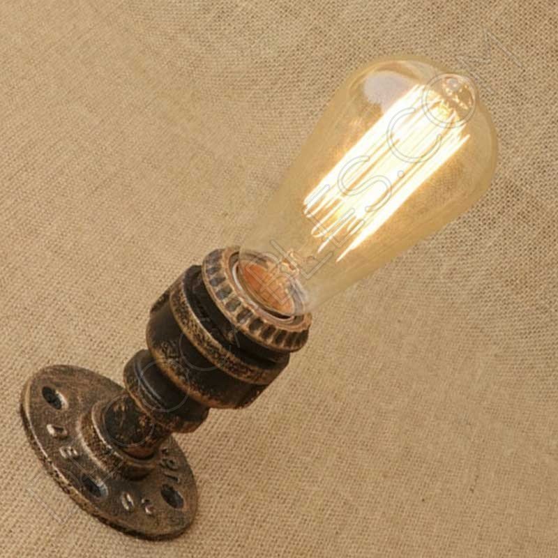 Lámpara de techo tubería modelo industrial Lámpara de techo tubería modelo industrial