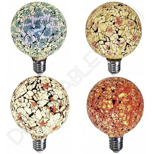 Bombilla decorativa led globo modelo Tiffany
