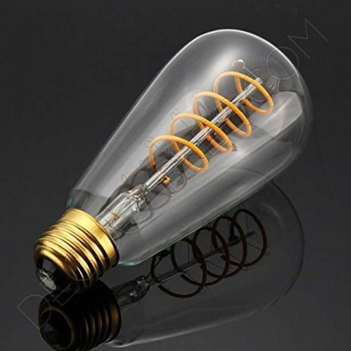 Bombilla pebetero filamento led espiral 4 vatios