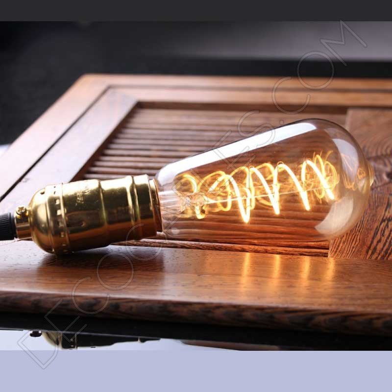 Bombilla pebetero filamento led espiral 4 vatios Bombilla pebetero filamento led espiral 4 vatios