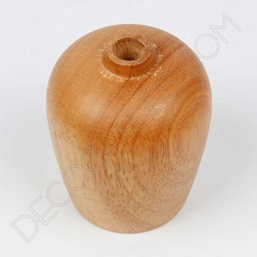 Cubre portalámparas de madera de roble modelo bellota