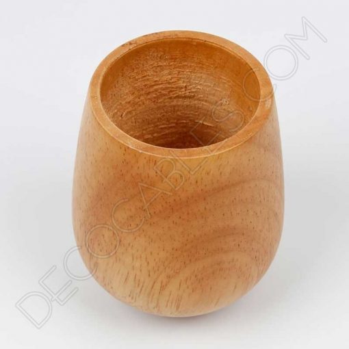 Cubre portalámparas de madera de roble modelo bellota