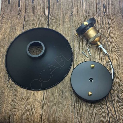 Lámpara plafón de techo modelo Vintage con plato 10 Lámpara plafón de techo modelo vintage