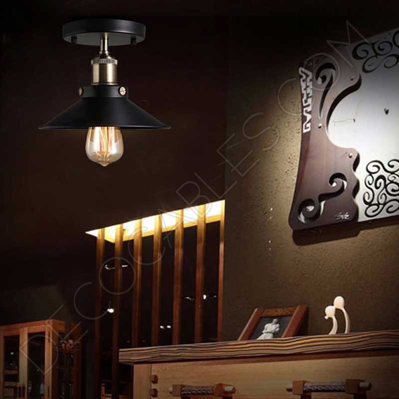 Lámpara plafón de techo modelo vintage Lámpara plafón de techo modelo vintage