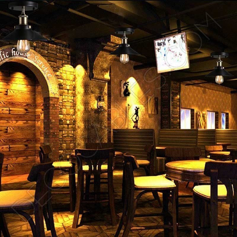 Lámpara plafón de techo modelo vintage Lámpara plafón de techo modelo vintage