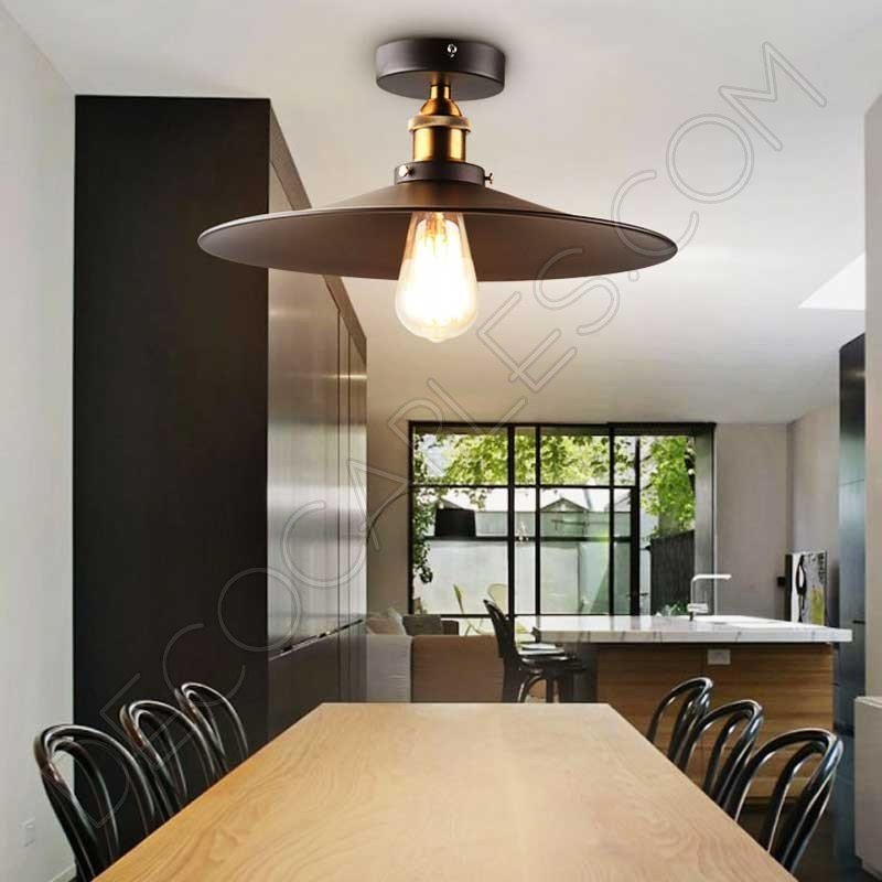 Lámpara plafón de techo modelo vintage Lámpara plafón de techo modelo vintage