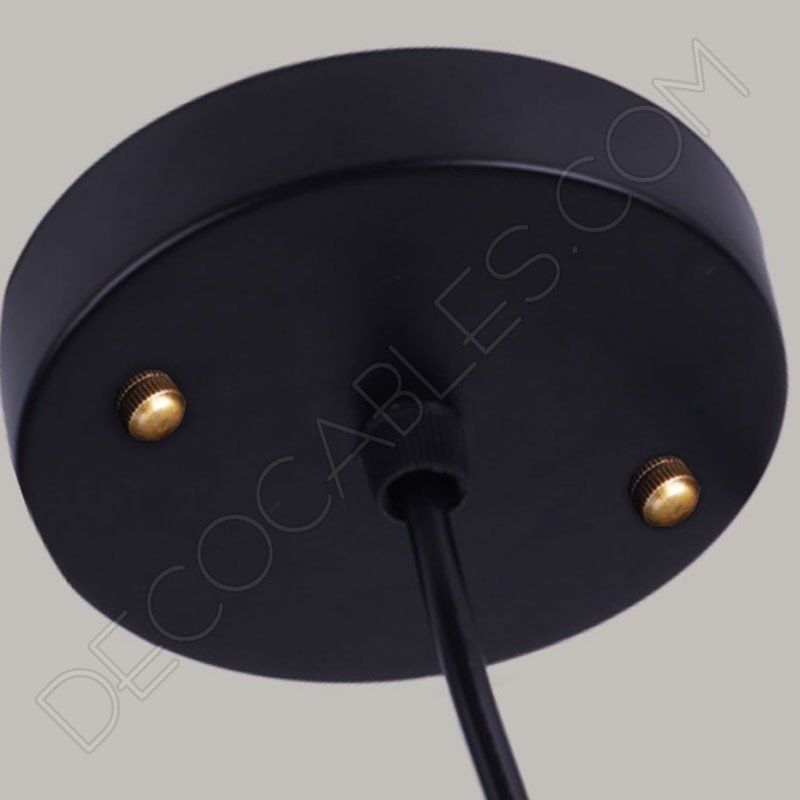 Lampara colgante con pantalla en forma de plato modelo vintage Lampara colgante con pantalla en forma de plato modelo vintage