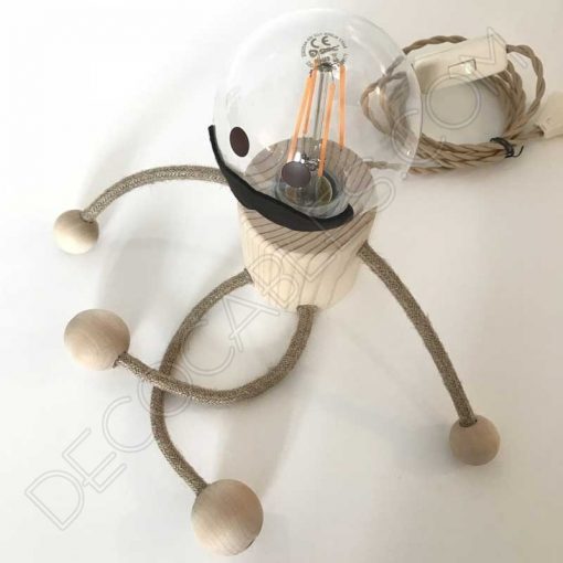 Lámpara de sobremesa de madera modelo Don Bigotes 3 Lámpara-muñeco-de-sobremesa-en-madera-modelo-don-bigotes
