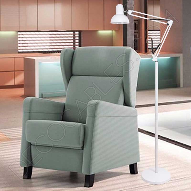 Lámpara flexo arquitecto salón modelo Antigona blanco Lámpara flexo arquitecto salón modelo Antigona blanco