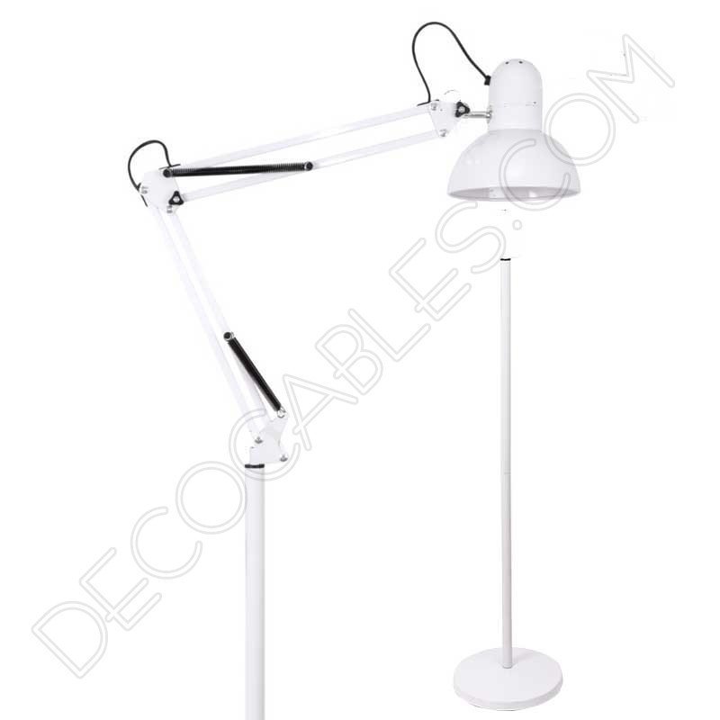 Lámpara flexo arquitecto salón modelo Antigona blanco Lámpara flexo arquitecto salón modelo Antigona blanco