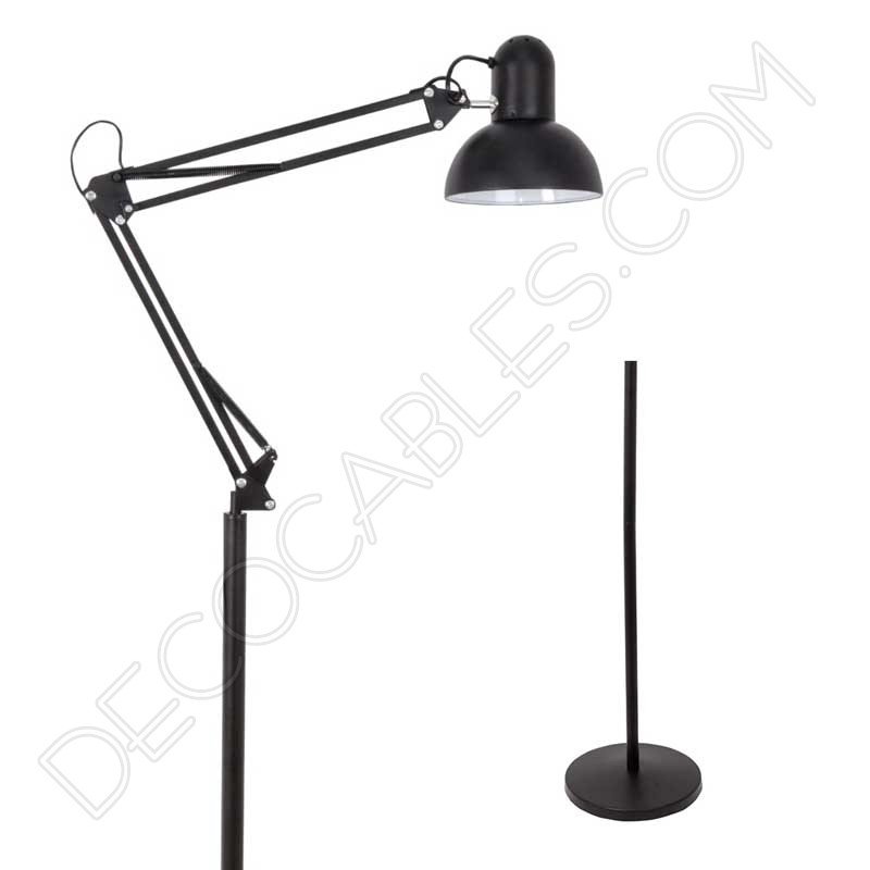 Lámpara flexo arquitecto salón modelo Antigona negro Lámpara flexo arquitecto salón modelo Antigona negro