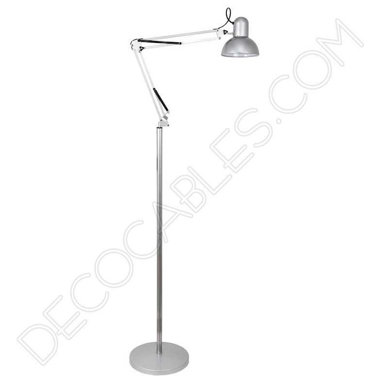 Lámpara flexo arquitecto salón modelo Antigona plata Lámpara flexo arquitecto salón modelo Antigona plata