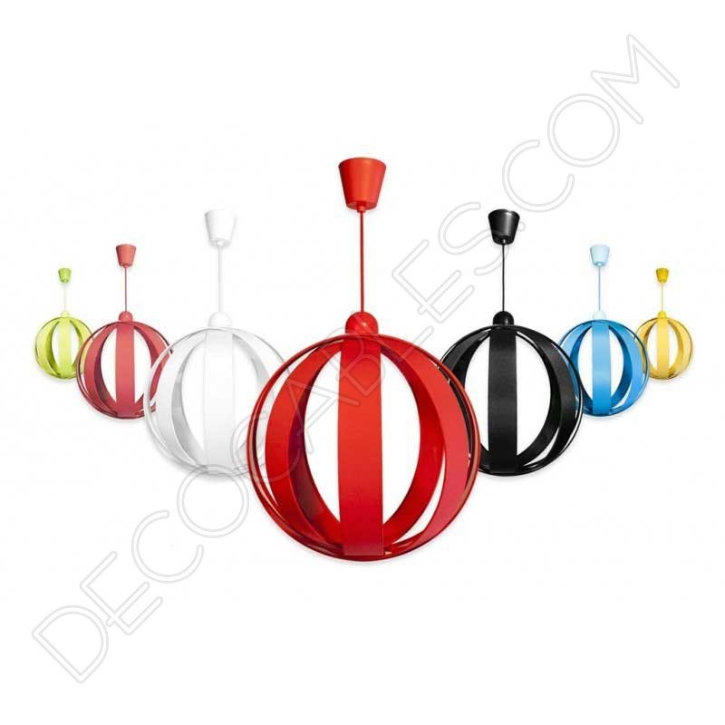 Lámpara colgante esfera modelo Magali varios colores Lámpara colgante esfera modelo Magali varios colores