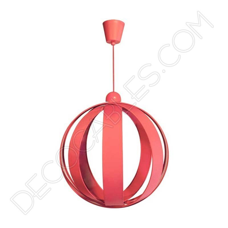 Lámpara colgante esfera modelo Magali rosa Lámpara colgante esfera modelo Magali rosa