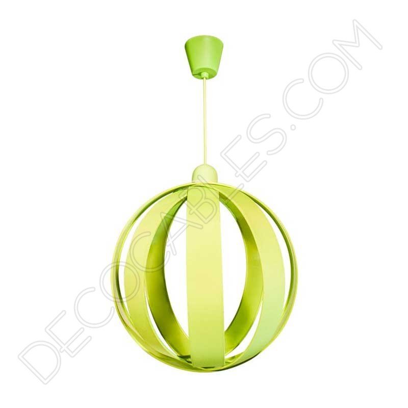 Lámpara colgante esfera modelo Magali verde Lámpara colgante esfera modelo Magali verde