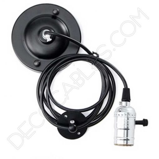 Aplique colgante de pared Retro 11 Lámpara aplique colgante de pared estilo Retro color cromado