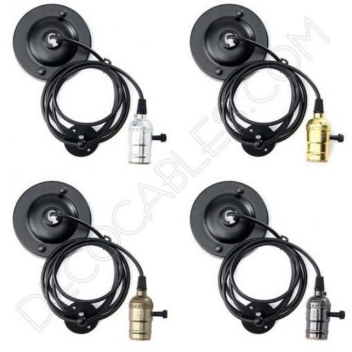 Lámpara aplique colgante de pared estilo Retro