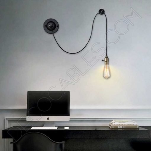 Aplique colgante de pared Retro 10 Lámpara aplique colgante de pared estilo Retro