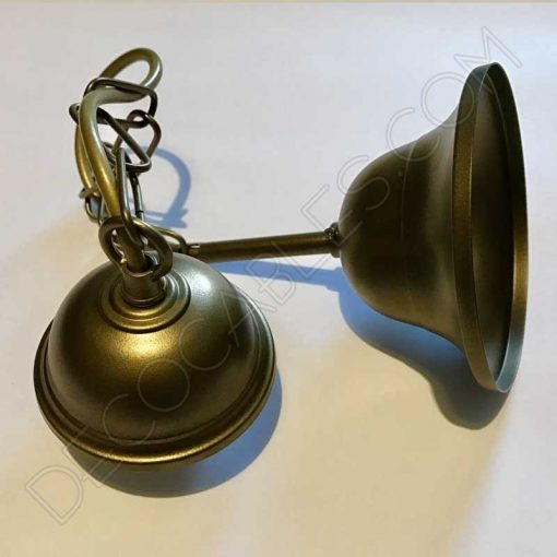 Conjunto Florón Cadena y Portalámparas 16 Conjunto florón cadena y portalámparas oro viejo