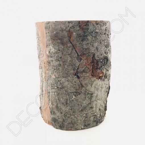 Cubre portalámparas tronco de árbol