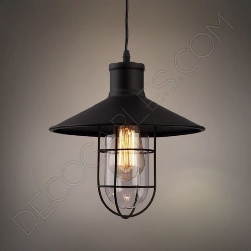 Lámpara colgante vintage modelo barco