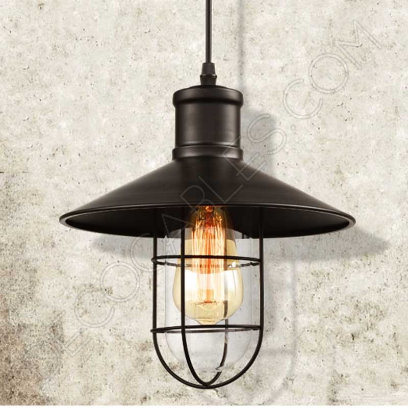 Lámpara colgante vintage modelo barco Lámpara colgante vintage modelo barco