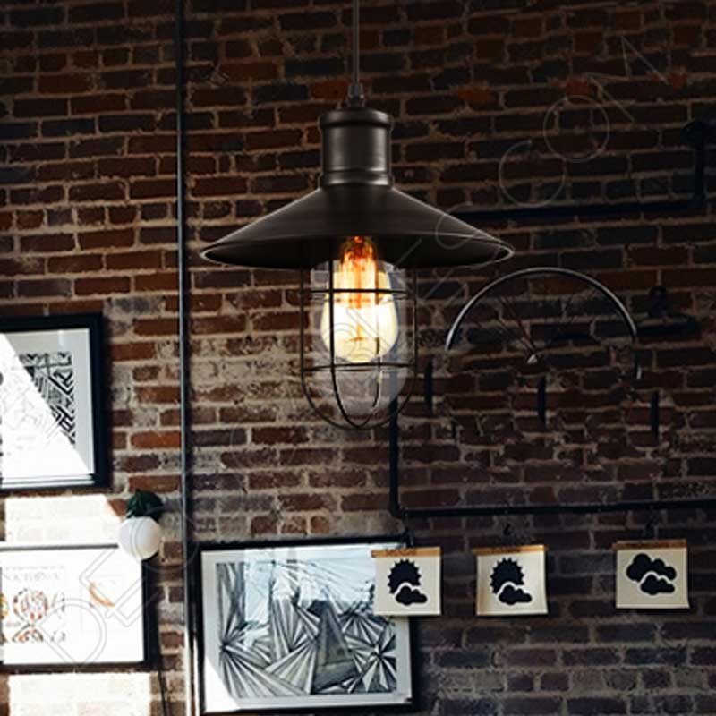 Lámpara colgante vintage modelo barco Lámpara colgante vintage modelo barco