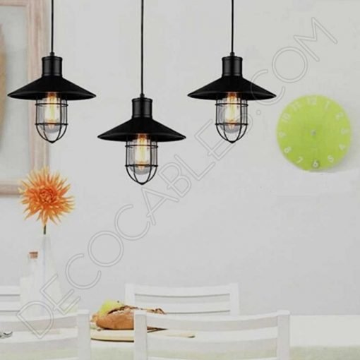 Lámpara colgante Vintage modelo Barco 8 Lámpara colgante vintage modelo barco