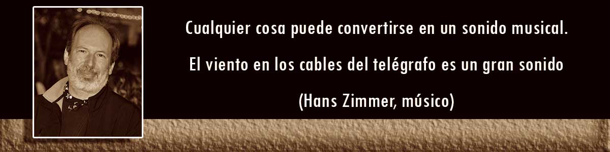 Cables trenzados - frases de Hans Zimmer
