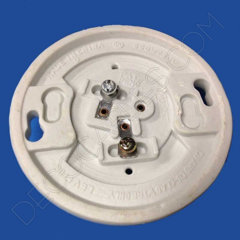 Portalámparas zócalo porcelana blanca retro vintage Portalámparas zócalo de porcelana Retro Vintage 1