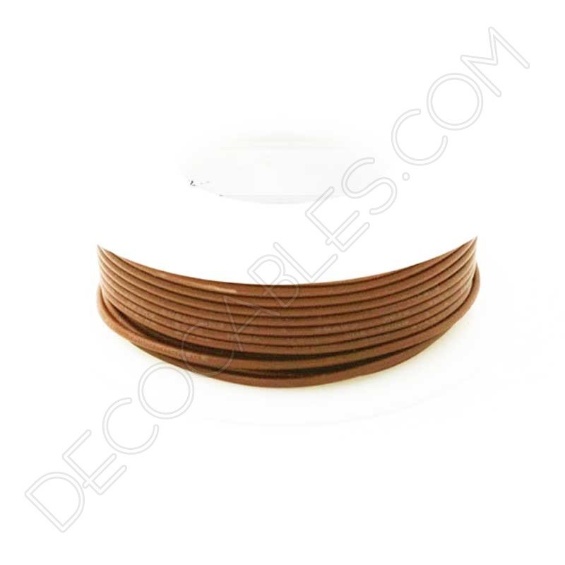 Cable de silicona marrón claro Cable de silicona marrón claro