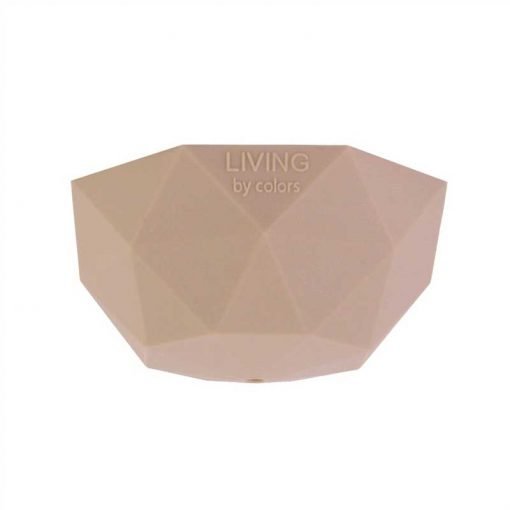 Florón de silicona geométrico modelo Facet nude