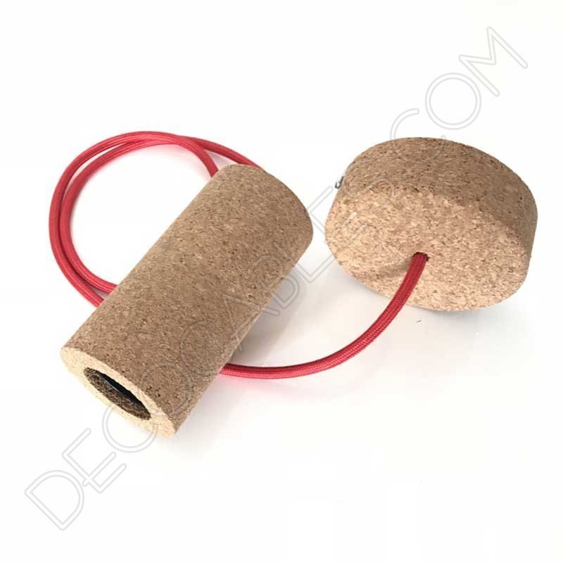 Lámpara colgante de corcho Lámpara colgante de corcho