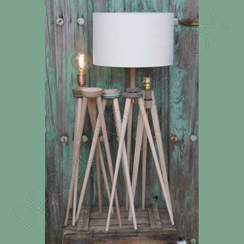 Lámpara de pie de madera modelo Arene LÁmpara de pie de madera modelo Arene