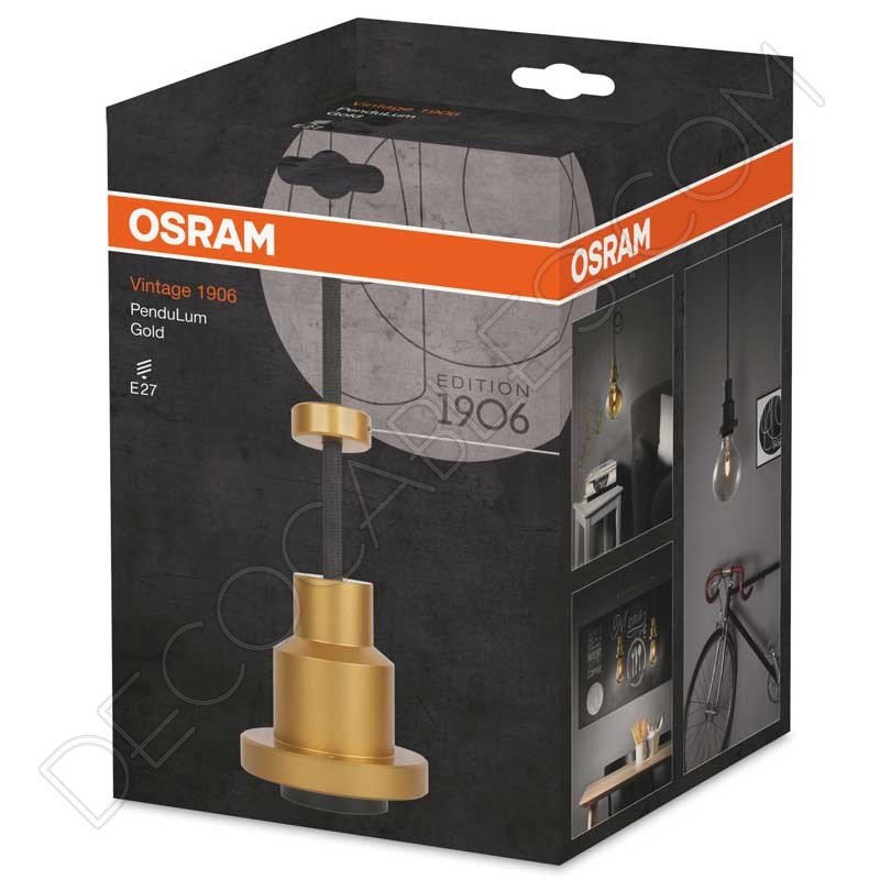 Lampara-pendulum-osram-7 Lámpara colgante Pendulum edición Vintage 1906 osram
