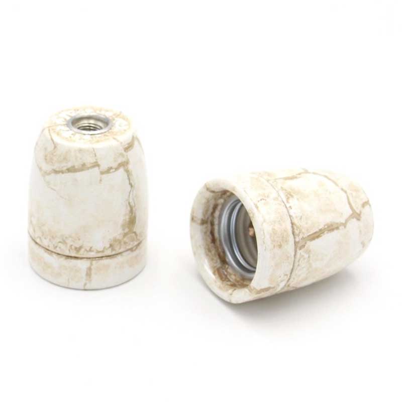 Portalámparas cerámica imitación mármol Portalámparas cerámica imitación mármol