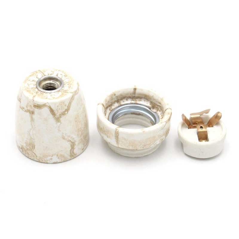 Portalámparas cerámica imitación mármol Portalámparas cerámica imitación mármol