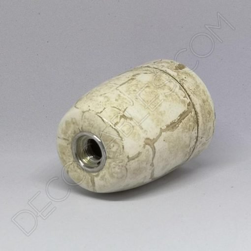 Portalámparas cerámico imitación mármol casquillo E27