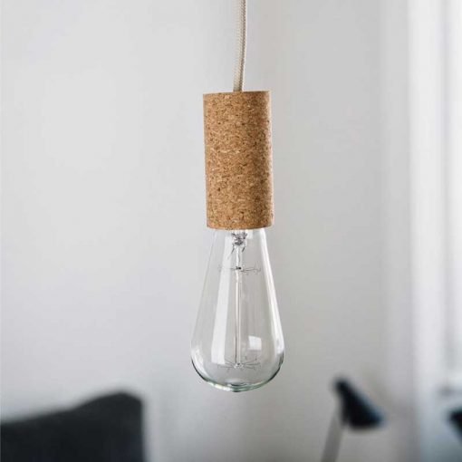 Portalámparas de corcho 2 Portalámparas de corcho