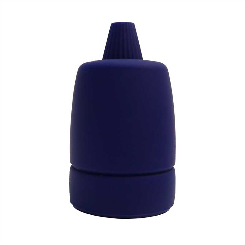 Portalámparas de silicona modelo copenhagen clásico azul Portalámparas de silicona modelo copenhagen clásico azul