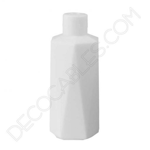 Portalámparas de silicona modelo hexa blanco
