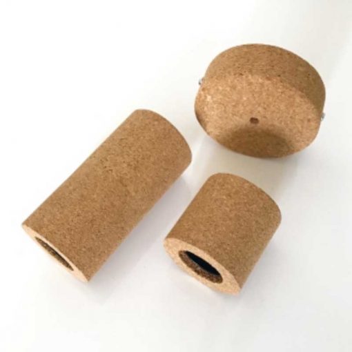 Portalámparas de corcho 9 Soporte de techo de corcho para lámparas