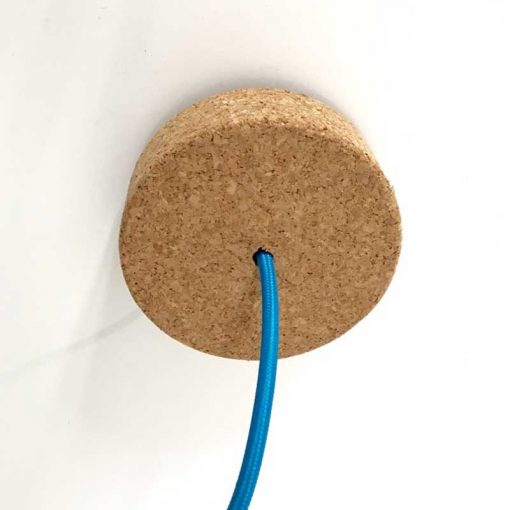 Soporte de techo de corcho para lámparas