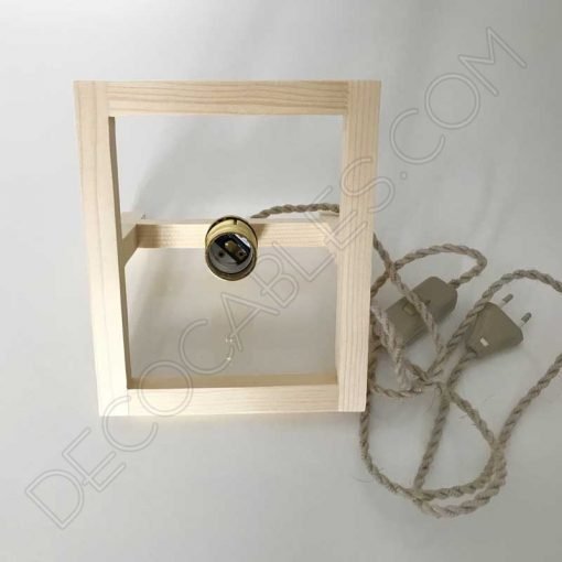 Lámpara de sobremesa de madera modelo Photo 2 Lámpara de sobremesa de madera modelo marco de foto