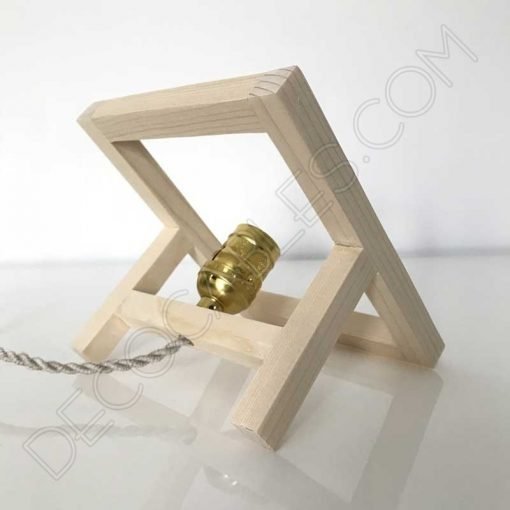 Lámpara de sobremesa de madera modelo Photo 3 Lámpara de sobremesa de madera modelo marco de foto