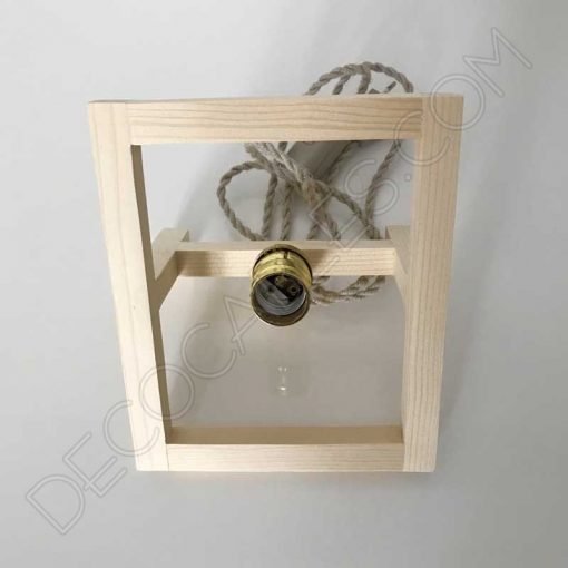 Lámpara de sobremesa de madera modelo Photo 4 Lámpara de sobremesa de madera modelo marco de foto