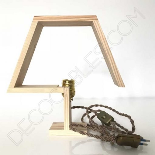 lámpara de sobremesa de madera modelo traditionel