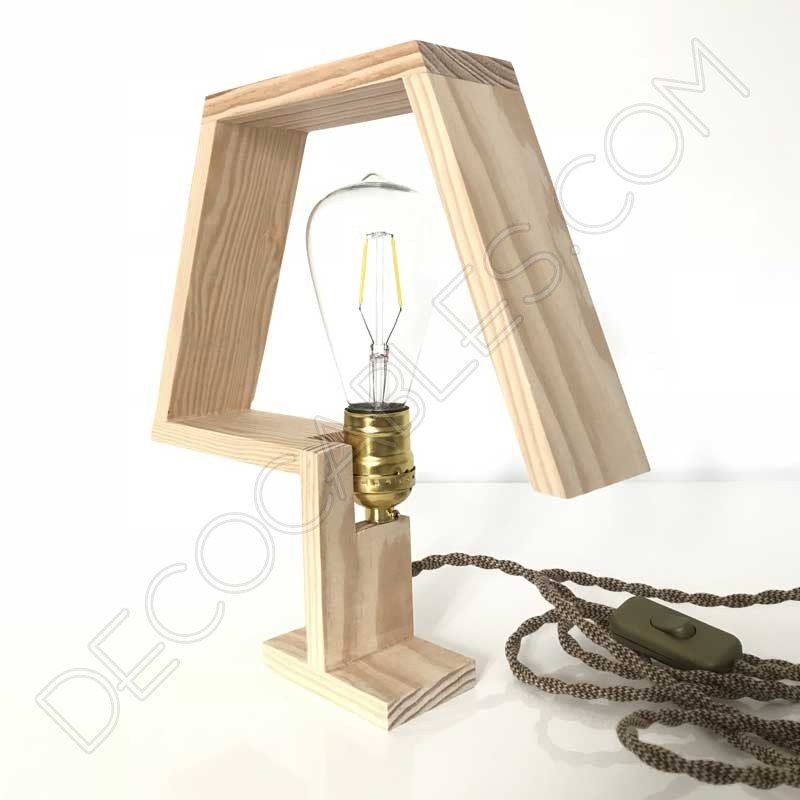 lámpara de sobremesa de madera modelo traditionel lámpara de sobremesa de madera modelo traditionel